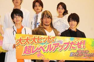 プロレスラー・棚橋弘至が舞台挨拶に登壇「仮面ライダー平成ジェネレーションズ Dr.パックマン対エグゼイド&ゴースト with レジェンドライダー」