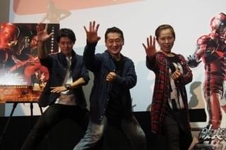出演者・出合正幸と人見早苗も駆けつけた「破裏拳ポリマー」